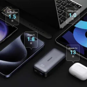 پاوربانک یوگرین مدل PB502 کد 25185 ظرفیت 10000 میلی آمپرساعت