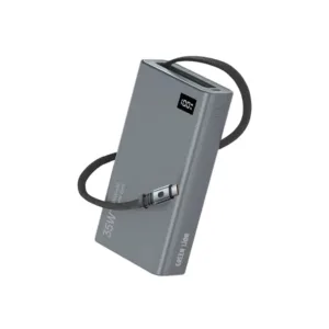 پاوربانک 35 وات گرین لاین مدل RETRACTABLE 35W ظرفیت 20000 میلی‌آمپرساعت