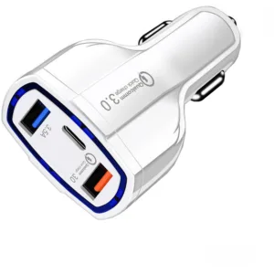 شارژر فندکی کوال کام مدل quick charge 3.0 کد 4100