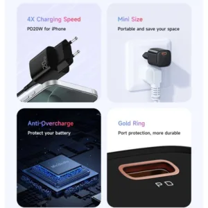 شارژر دیواری 20 وات مک دودو مدل CH-4692 به همراه کابل USB-C