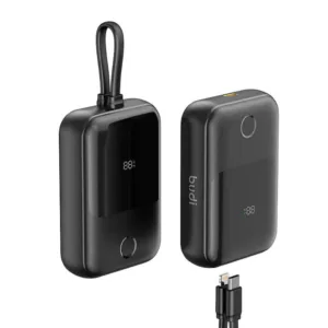 پاوربانک 20 وات بودی مدل PB086B ظرفیت 10000 میلی ‌آمپرساعت به همراه کابل USB-C