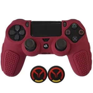 محافظ دسته پلی استیشن ۴ مدل Anti slip PS4419 به همراه روکش آنالوگ