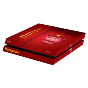 برچسب افقی پلی استیشن 4 فت گراسیپا طرح Red 2