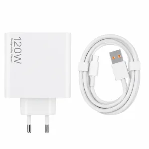 شارژر دیواری 120 وات مدل 120w power adaptor suit به همراه کابل USB-C