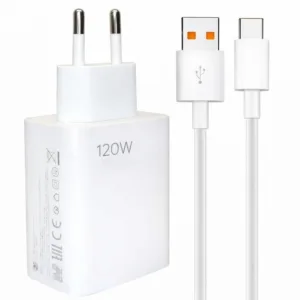 شارژر دیواری 120 وات مدل MDY-12-AEU به همراه کابل USB-C