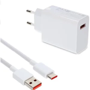 شارژر دیواری شیائومی مدل MDY-11-EZ _TURBO به همراه کابل تبدیل USB-C