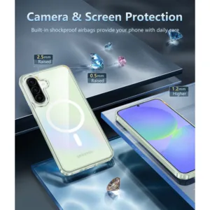 کاور گوف مدل Clear مناسب برای گوشی موبایل سامسونگ Galaxy A17