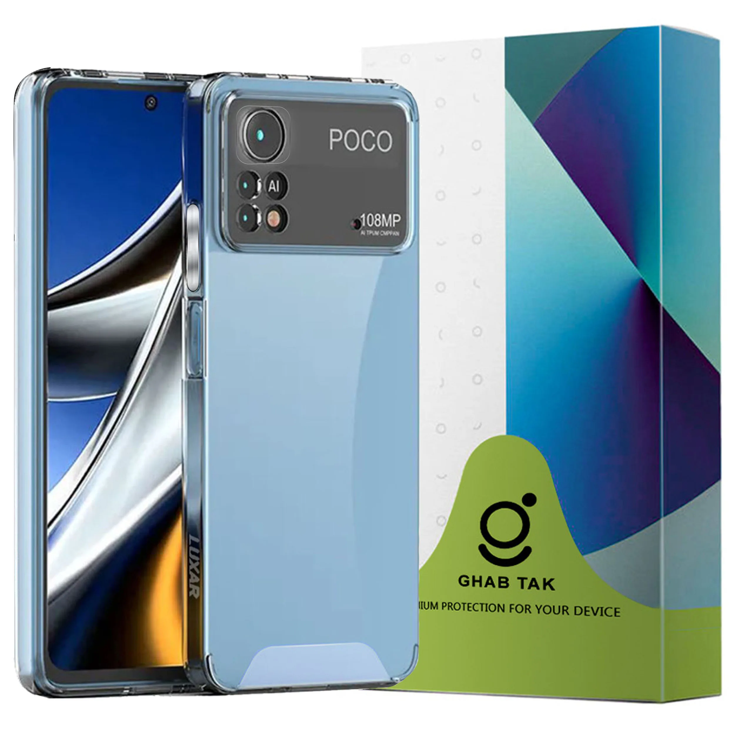 کاور قاب تک مدل SPACGHT مناسب برای گوشی موبایل شیائومی Poco X4 Pro 5G