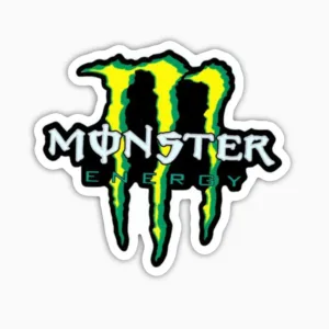 استیکر لپ تاپ و موبایل بووم طرح نوشته مدل Monster کد KT69