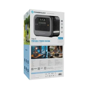پاوراستیشن 700 وات پاورولوژی مدل PWGC700GY ظرفیت 10600 میلی آمپر ساعت