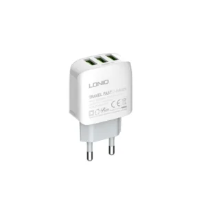 شارژر دیواری 17 وات الدینیو مدل A3312 به همراه کابل تبدیل USB-C