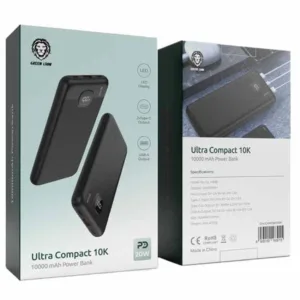 پاوربانک گرین لاین مدل Ultra Compact ظرفیت 10000 میلیآمپر ساعت
