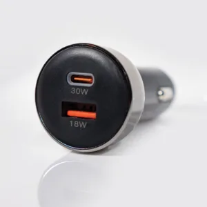 شارژر فندکی 30 وات هیسکا مدل HCC-307