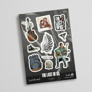 استیکر لپ تاپ و موبایل پیله طرح بازی لست آف آس مدل The Last of Us کد SP14 مجموعه 10 عددی