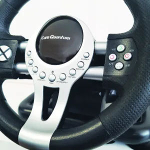 فرمان بازی یورو کوانتم مدل E-Q-RACING WHEEL مناسب برای PS4-XBOXONES-PC-PS3-SWITCH