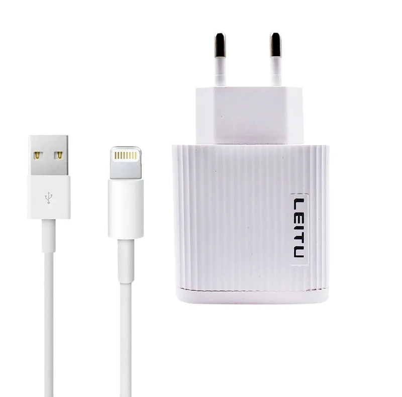 شارژر باتری موبایل لیتو مدل LH - 6 به همراه کابل لایتنینگ