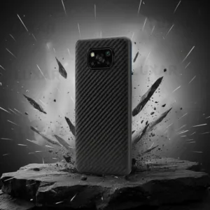 کاور لوکسار مدل poco x3 _Carbon Line مناسب برای گوشی موبایل شیائومی Poco X3 NFC / Poco X3 Pro / Poco X3