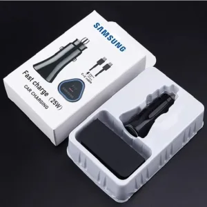 شارژر فندکی سامسونگ مدل EP-L502 به همراه کابل تبدیل USB-C