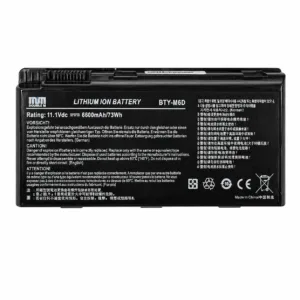 باتری لپ‌تاپ 9 سلولی دابل ام مدل BTY-M6D مناسب برای  GT60 GT70 GT660 GT670