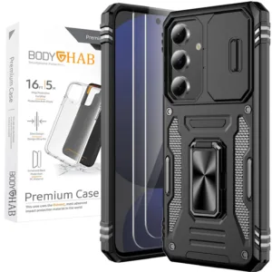 کاور بادی قاب مدل camshield Pro_S24FE مناسب برای گوشی موبایل سامسونگ Galaxy S24 FE