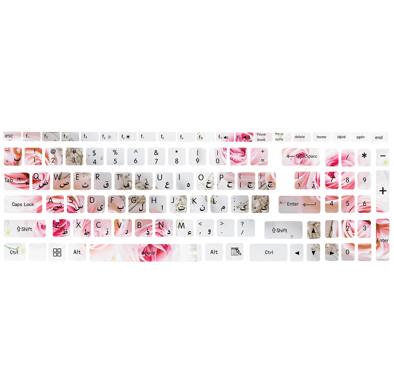 برچسب حروف فارسی کیبورد کد G-08