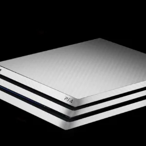 برچسب ماهوت مدلWhite Carbon-fiber Texture مناسب برای کنسول بازی PS4 Pro