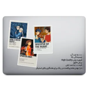 استیکر لپ تاپ ماسا دیزاین طرح ژاپنی کد COL004 مجموعه 12 عددی