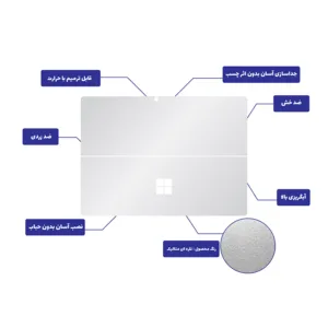 برچسب محافظ توییجین و موییجین کد 02 مناسب برای لپ تاپ مایکروسافت surface pro 8