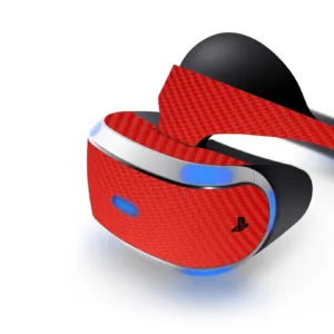 برچسب طرح فیبر-قرمز ماهوت مناسب برای عینک واقعیت مجازی PlayStation VR