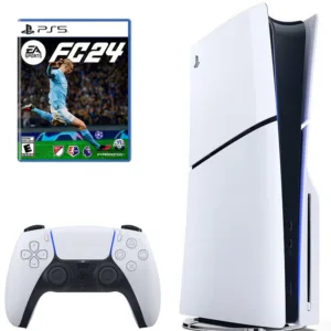 کنسول بازی سونی مدل PlayStation 5 Slim ظرفیت یک ترابایت ریجن اروپا 2016A به همراه بازی EA Sports FC 24