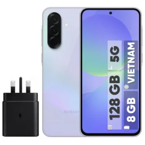 گوشی موبایل سامسونگ مدل Galaxy A36 دو سیم کارت ظرفیت 128 گیگابایت و رم 8 گیگابایت - ویتنام - به همراه شارژر 45 وات سامسونگ