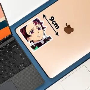 استیکر لپ تاپ پیکسل میکسل مدل انیمه شیطان کش