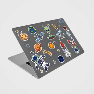 استیکر لپ تاپ مدل space مجموعه 20 عددی