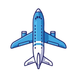 استیکر لپتاپ طرح هواپیما کد 962