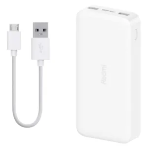 پاوربانک مدل Redmi PB200LZM ظرفیت 20000 میلی آمپر ساعت به همراه کابل تبدیل