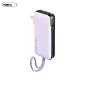 پاوربانک ریمکس مدل RPP-35-20W+22.5W-TYPE-C Cabled ظرفیت 10000 میلی آمپرساعت