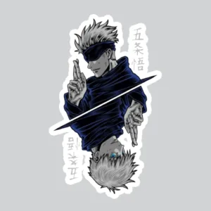 استیکر لپ تاپ پیکسل میکسل مدل jujutsu kaisen گوجو ساتورو