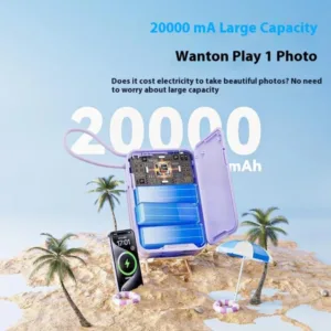 پاوربانک راک مدل Y19 ظرفیت 20000 میلیآمپرساعت