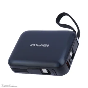 پاوربانک 45 وات اوی مدل C04 ظرفیت 10000 میلی‌آمپرساعت به همراه دو کابل USB-C و لایتنینگ