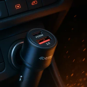 شارژر فندکی 48 وات 2 پورت فوربری مدل BS-01