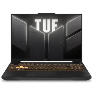 لپ‌تاپ گیمینگ 16 اینچی ایسوس مدل TUF Gaming F16 FX607VJ با پردازنده Core 5-210H، گرافیک GeForce RTX 3050 با حافظه 6 گیگابایت، رم 16 گیگابایت DDR4، حافظه SSD با ظرفیت 512 گیگابایت و نمایشگر WUXGA با نرخ نوسازی 144 هرتز