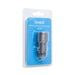 شارژر فندکی 20 وات دو پورت بیاند مدل ba-105