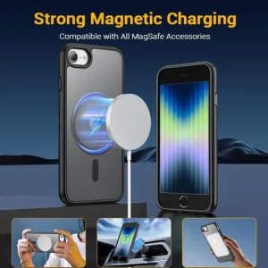 کاور مسیر مدل Silicone Magnetic Magsafe مناسب برای گوشی موبایل اپل iPhone SE 2020 SE 2022