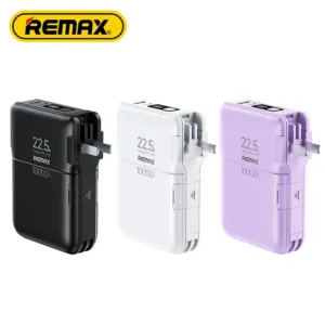 پاوربانک ریمکس مدل RPP-670-Multi compatible Chargers ظرفیت 10000 میلی آمپرساعت