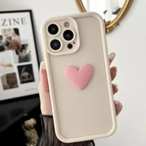 کاور تام قاب مدل سولید1 Heart مناسب برای گوشی موبایل شیائومی Redmi Note 13 Pro 4G / Poco M6 Pro 4G
