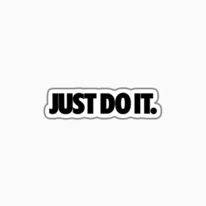 استیکر لپ تاپ و موبایل بووم طرح نوشته مدل Do it کد BM6
