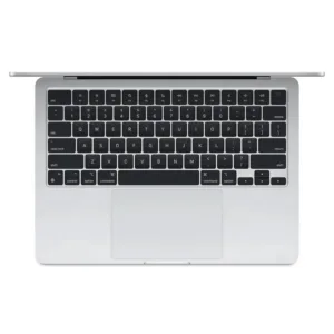لپ‌تاپ 13.6 اینچی اپل مدل MacBook Air MDH94 2026 LLA، با پردازنده M5 و رم 24 گیگابایت Unified و حافظه داخلی SSD با ظرفیت 1 ترابایت، نمایشگر Liquid Retina، پردازنده 10 هسته‌ای، پشتیبانی از Wi-Fi 7 Bluetooth 6.0 و 2 پورت Thunderbolt 4
