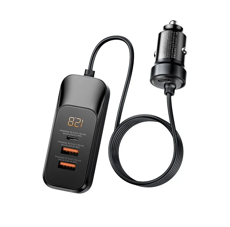 شارژر فندکی 120 وات ریمکس مدل RC-C355