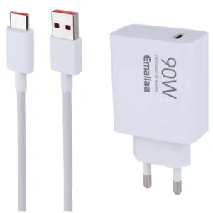 شارژر دیواری 90 وات ایمالا مدل POCO X7 PRO به همراه کابل تبدیل USB به USB-C