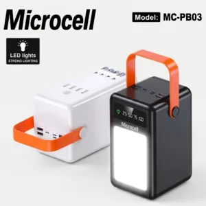 پاوربانک 22.5 وات میکروسل مدل MC-PB03 ظرفیت 80000 میلیآمپرساعت